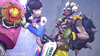 Happy D.va Doggystyle Banging