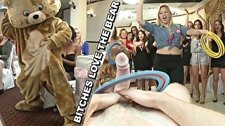 DANCING BEAR - Wild Dick-Sucking Orgy For The Bride To Be And Her Slutty Friends