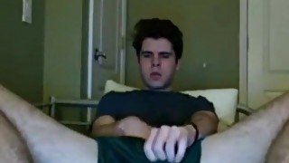 Cute Guy Flashes Cock On Webcam