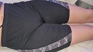 Nike pro cameltoe shorts