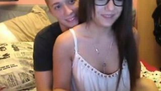 Hot Couple Playing And Chatting On Webcam