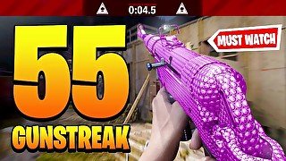 Crazy 55 Gunstreak w/ The Best MP40 Class Setup in Call of Duty!