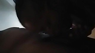 Sexy mami sucking big black dick