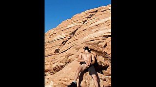 Jacking  off in a National Park almost caught