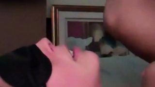 Blindfolded Girls Face as She Gets Fucked and Facial