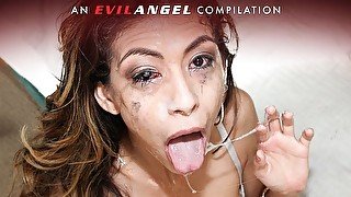 EvilAngel - The SLOPPIEST Deepthroats & Face Fucks Compilation Pt 2