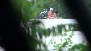 Beach voyeur watches a horny amateur couple enjoying hot sex