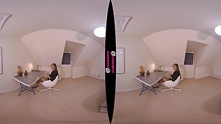 Working Hard featuring Lara Lee - WankitNowVR