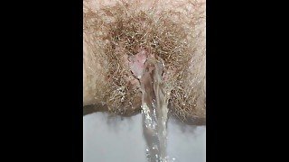 What can be better than Peeing Girl? Only Slow Motion Hairy Pussy Pee Closeup. Full vid in Premium