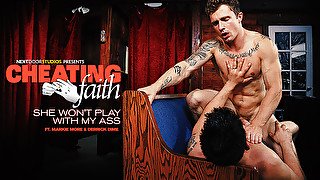 Derrick Dime & Markie More in Cheating Faith: She Won't Play With My Ass XXX Video - NextdoorWorld