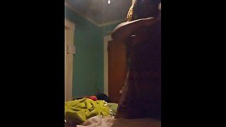 Thick TS Girl Fucking The Bed And Having Fun