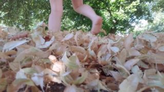 Bare Feet Crush Leaves, ASMR Muse, SFW