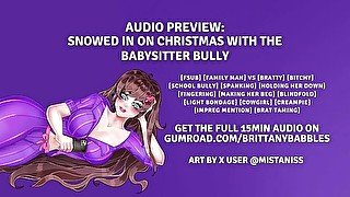 Audio Preview: Snowed In On Christmas With The Babysitter Bully