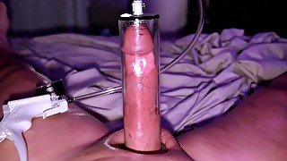 Penis-Pump Cock Enlargement Lesson #1