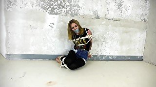 Jenn Duct Taped And Gagged