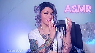 SFW ASMR Tktktk Sksksk - PASTEL ROSIE Soothing Ear Attention - Sexy Egirl Live Stream SoftRosieASMR