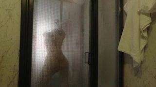 Having a hard on during shower