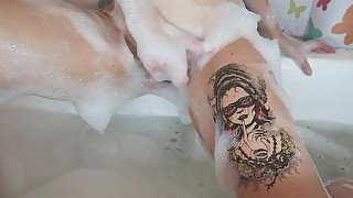 Bathtime fun naked tease amp masturbation