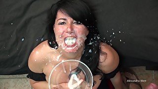 My Most Extreme Cumshots! Liters Of Sperm In The Fuck Face!