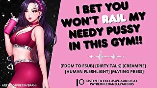 (ASMR) 🩷 Your Gym Bunny GF Is Dripping Wet For You In The Gym 🩷