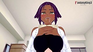 Yoruichi Shihōin pov sex  Bleach  Uncensored Hentai