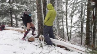 Attempting To Piss On A Tree Together.