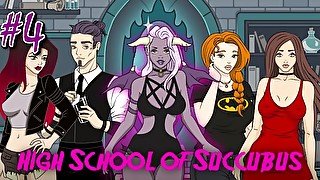 High School Of Succubus #4  [PC Commentary + Halloween Special]