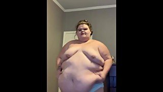 ssbbw belly play