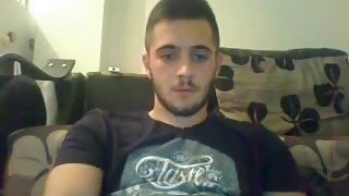 Serbian Handsome Shy Boy Shows His Nice Cock On Cam