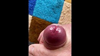 Slow closeup cumshot