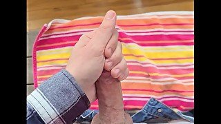 Getting hard and cumming