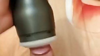 Jerk off first experience of using the Tenga