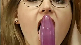 Busty brunette teen Cherry is fucked by her employer. Hot video