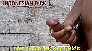 INDONESIAN DICK - I Don't Know How Long I Hold It In. But as soon as I cumshot, it comes out a lot