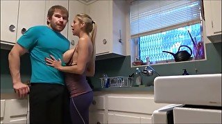 Hot Stepmom Fucks Stepson