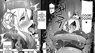 Konosuba Darkness Tetona se Folla un Sapo y se Viene dentro - Manga Porno