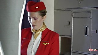 Passenger fuck the stewardess