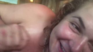 Blowing my cock make her pussywet