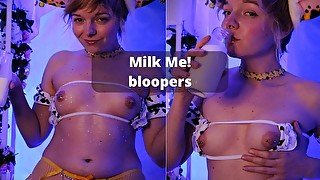 Milk Me! bloopers