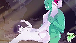 ORC FUCKS HUMAN IN CAVE