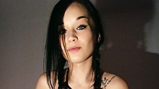 Masturbating with dildo on cam