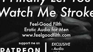 Your Hot Straight Friend FINALLY Lets You Watch Him Jack Off [Erotic Audio for Men] [Gay Dirty Talk]