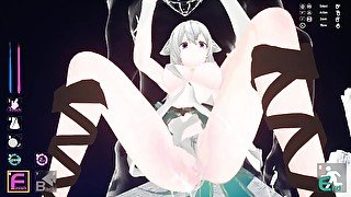 Sakura Segment [v1.0] Girl magician with large breasts and slender legs