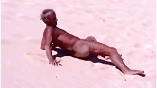 Tanned Guy On Beach In Tiny String Thong (temporarily!)