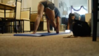 Quarrentined Goddess Avalon Jane Does Yoga and Ignores you Pathetic Losers