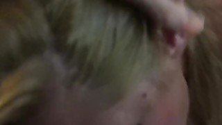 Pretty blonde whore sucks off Stepdaddy cock gets talked down to like slut