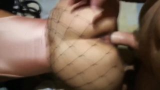 POV Doggystyle Fucked In Fishnet Tights