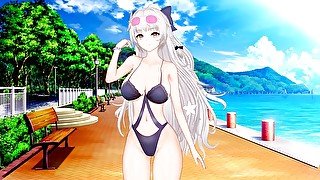 Azur Lane: ROMANTIC SEX WITH FIT WAIFU VITTORIO (3D Hentai)