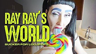 RAY RAY XXX Gets weird with some Candy before masturbating