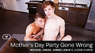 Step mother's Day Party Gone Wrong - VirtualRealGay